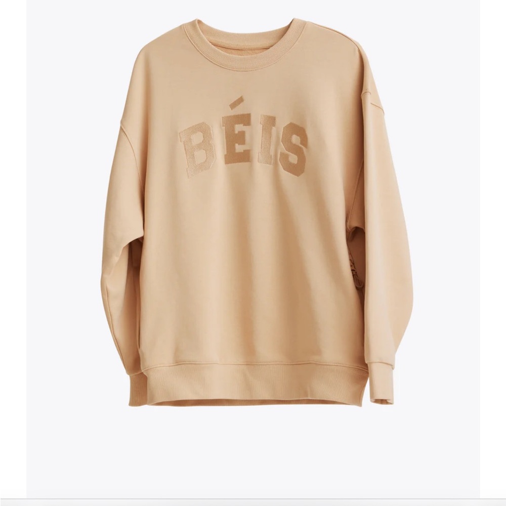 BEIS beige sweatshirt